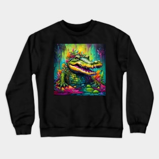 Vibrant Visions (Crocodile) Crewneck Sweatshirt